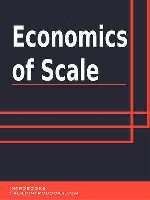 cover image of Economics of  Scale